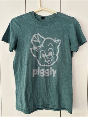 Piggly Wiggly Tee T-Shirt Sz S Green
